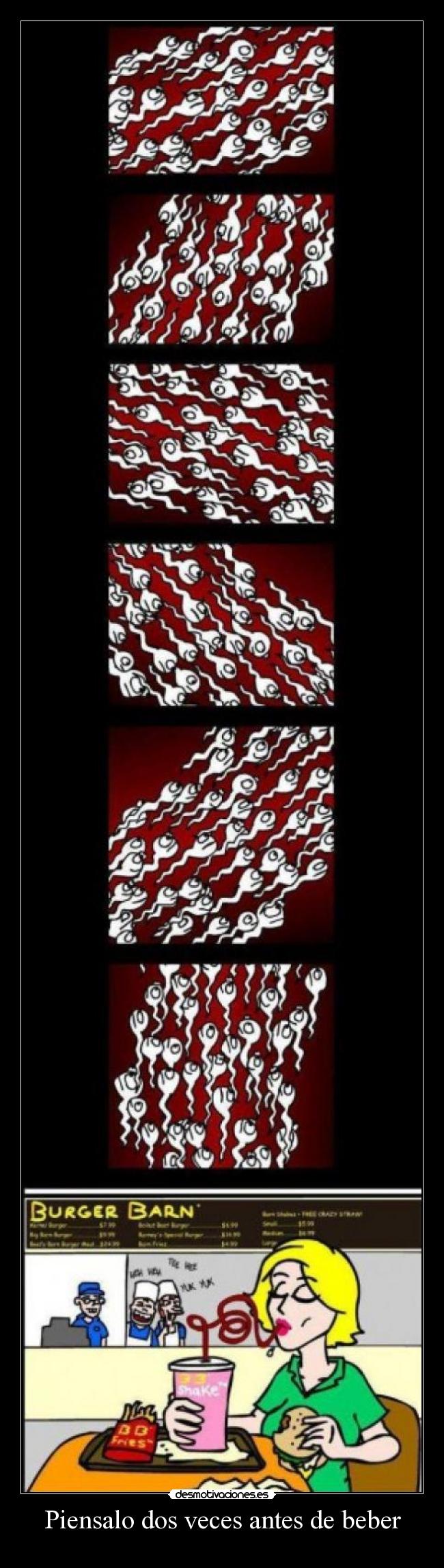 Piensalo dos veces antes de beber -