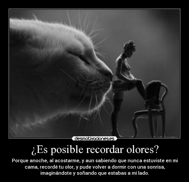 ¿Es posible recordar olores? -