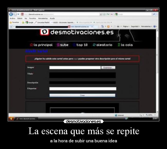 La escena que más se repite - 