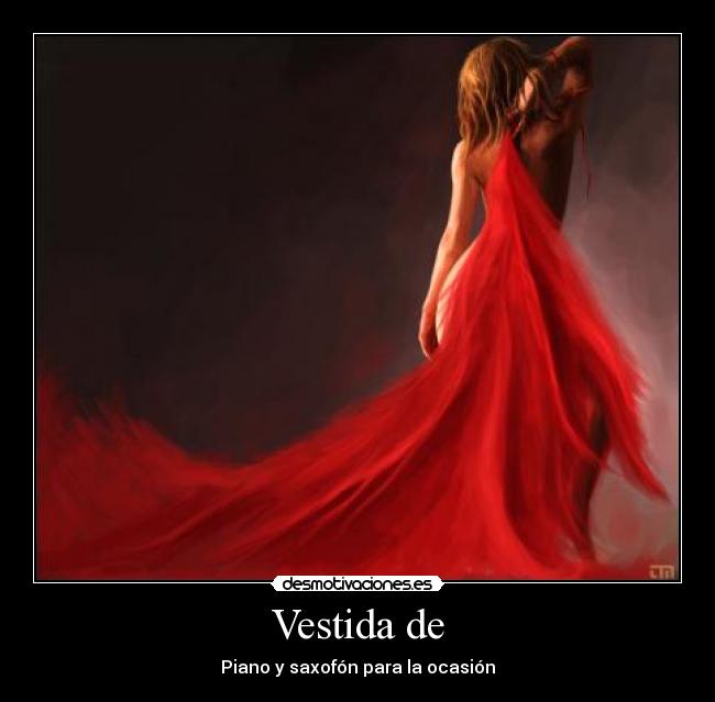 Vestida de - Piano y saxofón para la ocasión