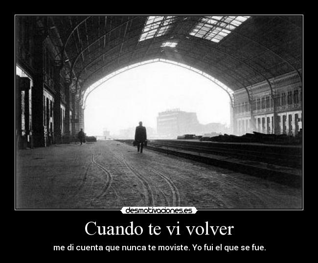 Cuando te vi volver - 