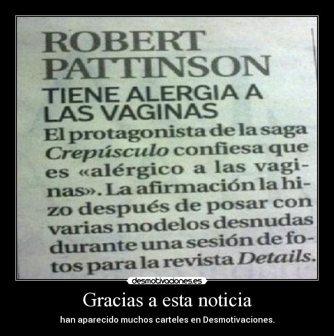 Gracias a esta noticia -