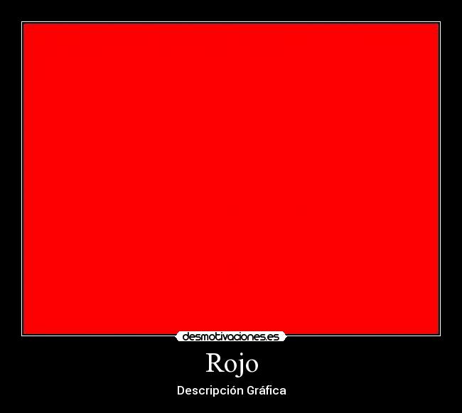 Rojo - Descripción Gráfica