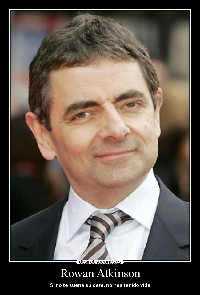 carteles rowan atkinson mister bean vida desmotivaciones