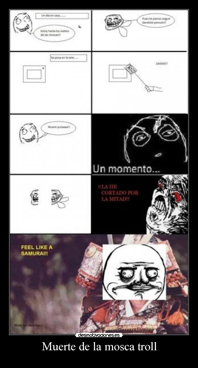 Muerte de la mosca troll -