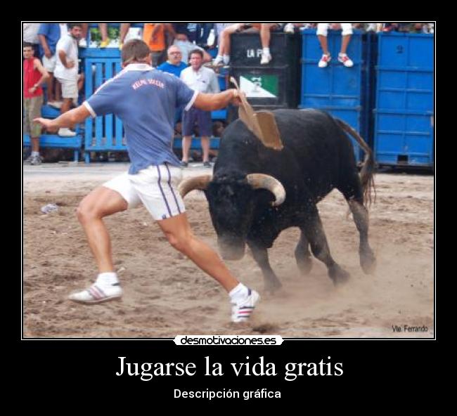 Jugarse la vida gratis - Descripción gráfica 