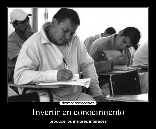 Invertir en conocimiento -