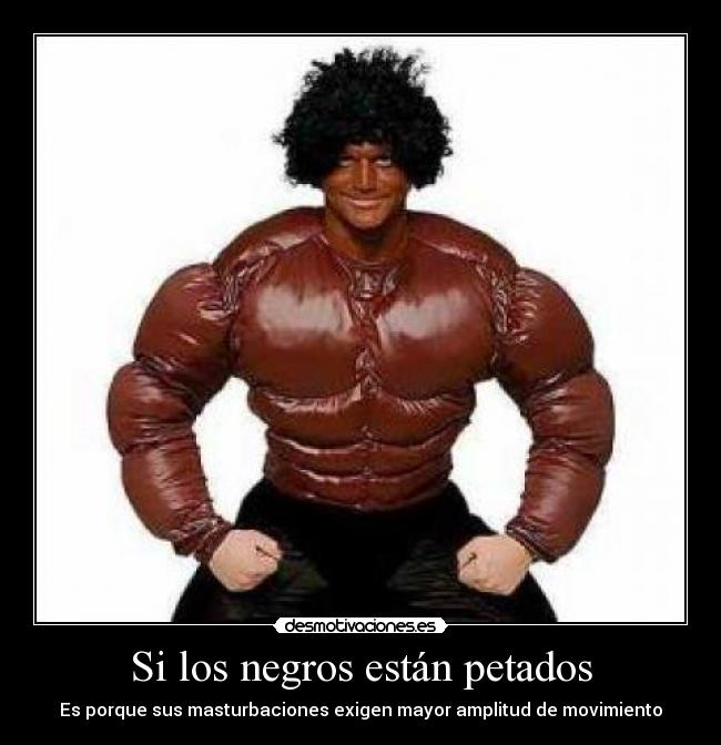 carteles negro musculoso desmotivaciones