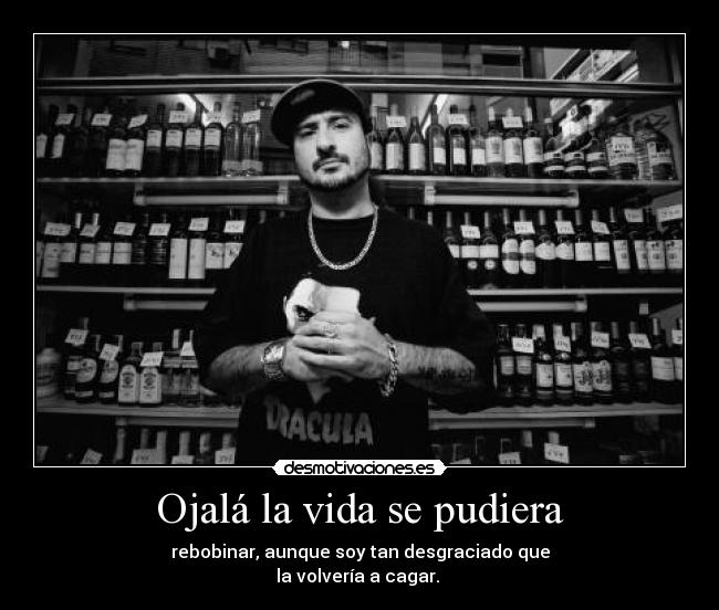 Ojalá la vida se pudiera -