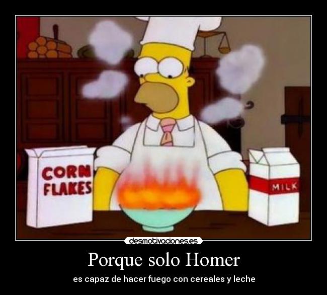 Porque solo Homer -