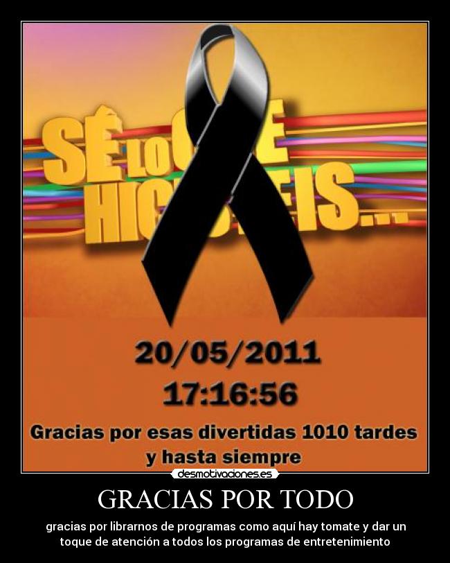 GRACIAS POR TODO - 