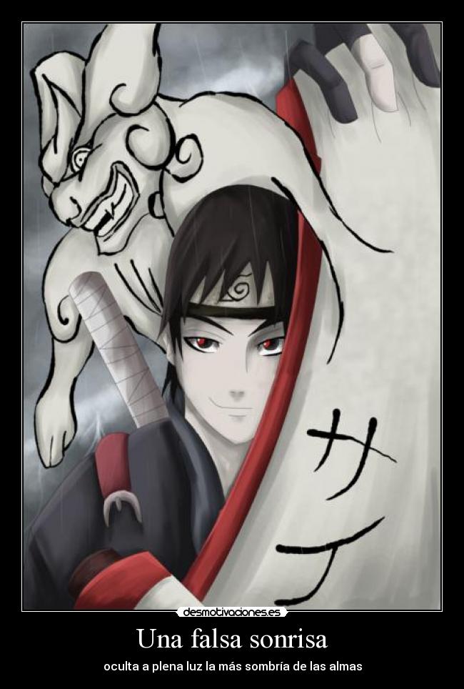 Una falsa sonrisa - oculta a plena luz la más sombría de las almas