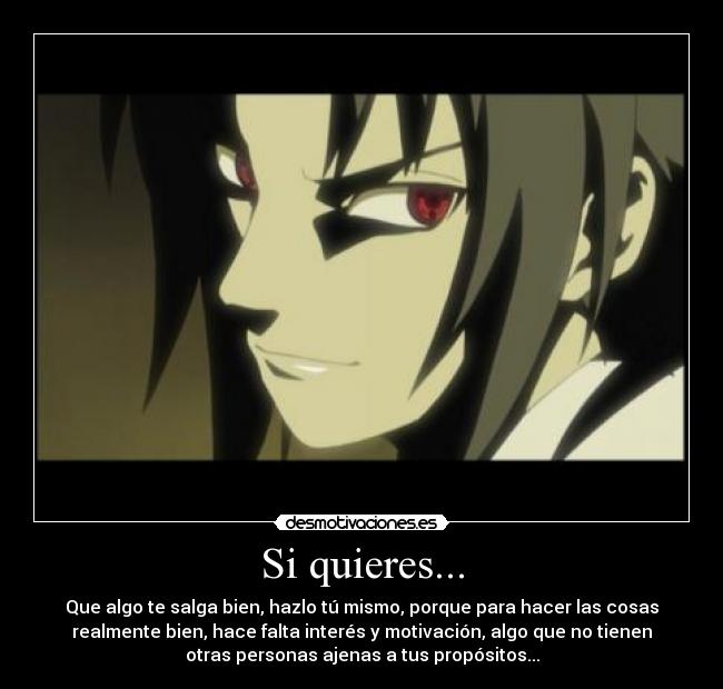Si quieres... -
