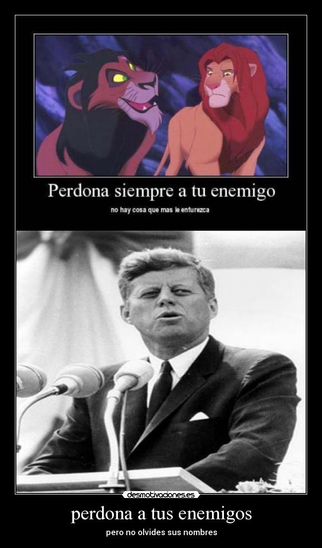perdona a tus enemigos - 