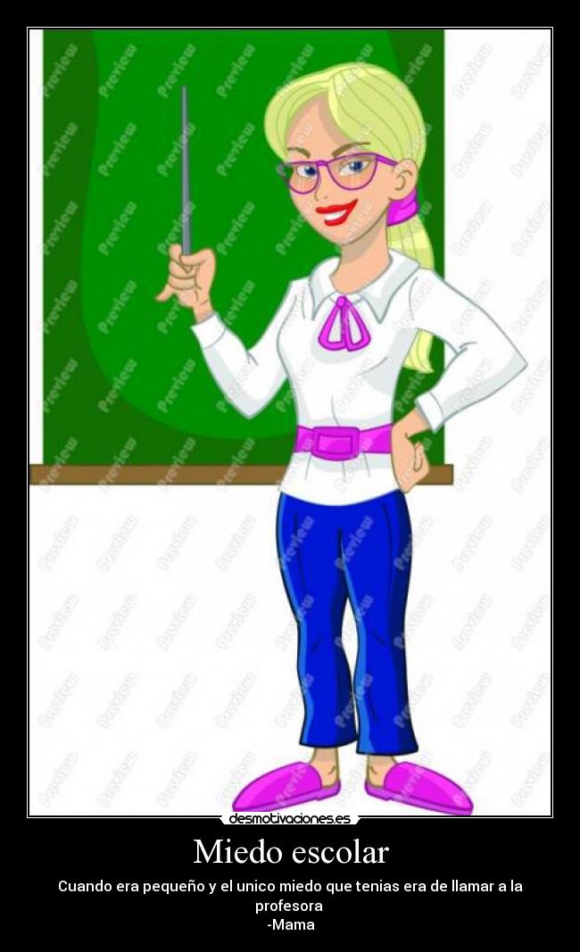Miedo escolar - 