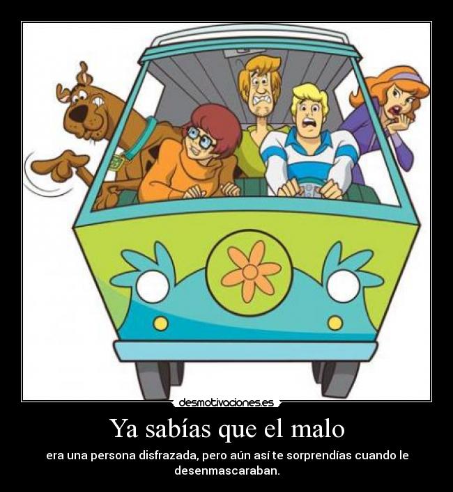 carteles scooby doo desmotivaciones