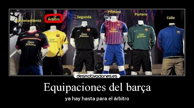 Equipaciones del barça - 