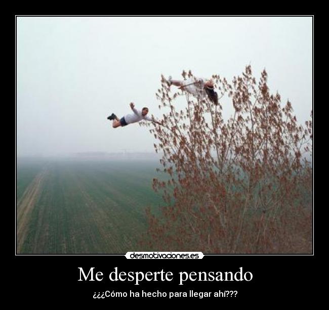 Me desperte pensando -