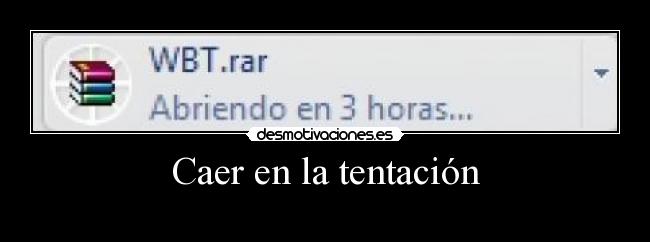 Caer en la tentación - 
