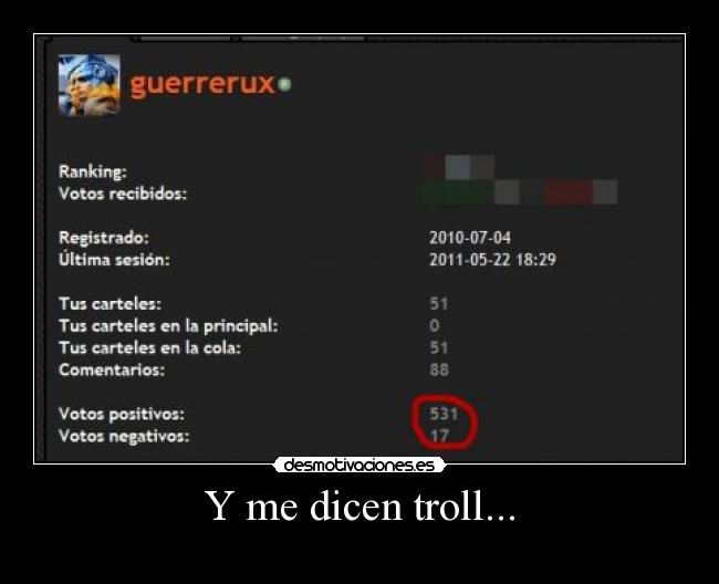 Y me dicen troll... - 