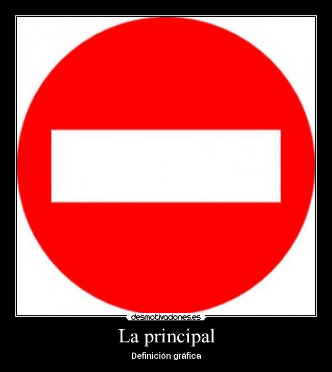 La principal - Definición gráfica