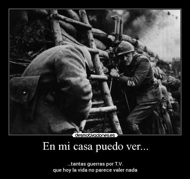 En mi casa puedo ver... -