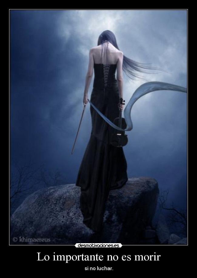 Lo importante no es morir - 