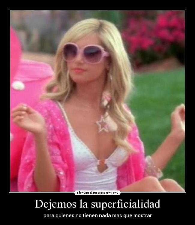 Dejemos la superficialidad - 