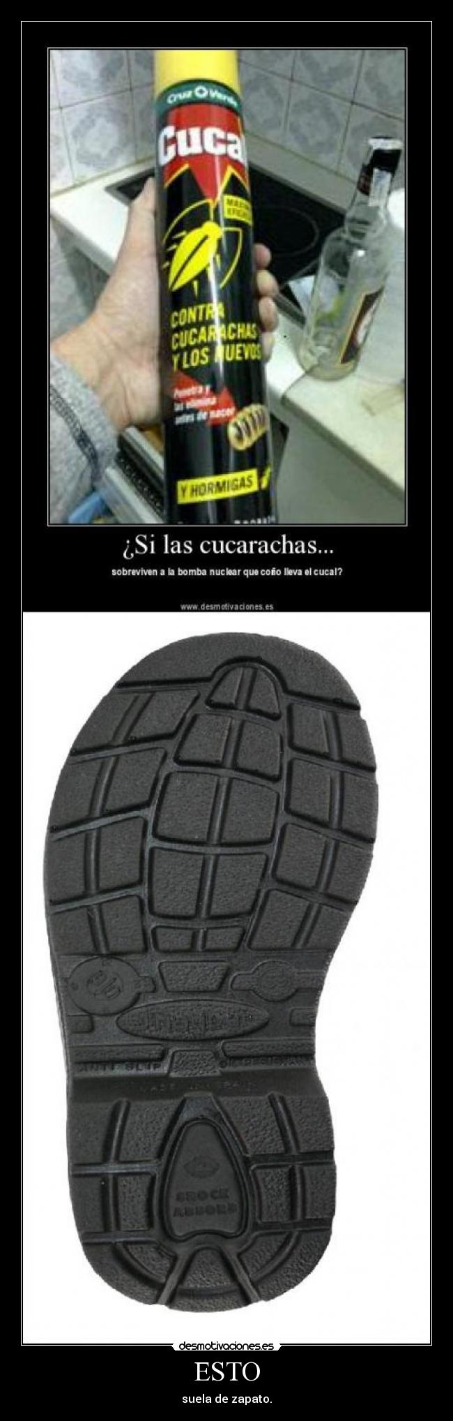 ESTO - suela de zapato.