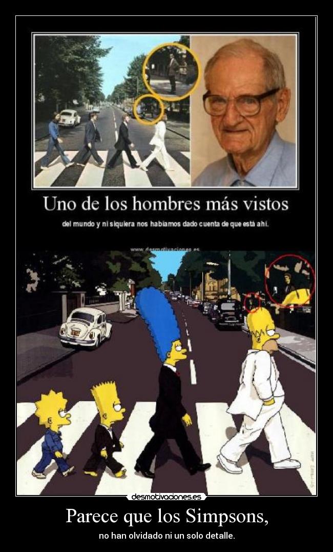 Parece que los Simpsons, - no han olvidado ni un solo detalle.