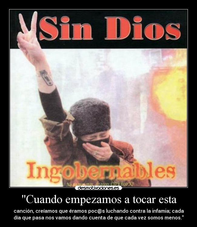 carteles punk sin dios miseria traicion desmotivaciones