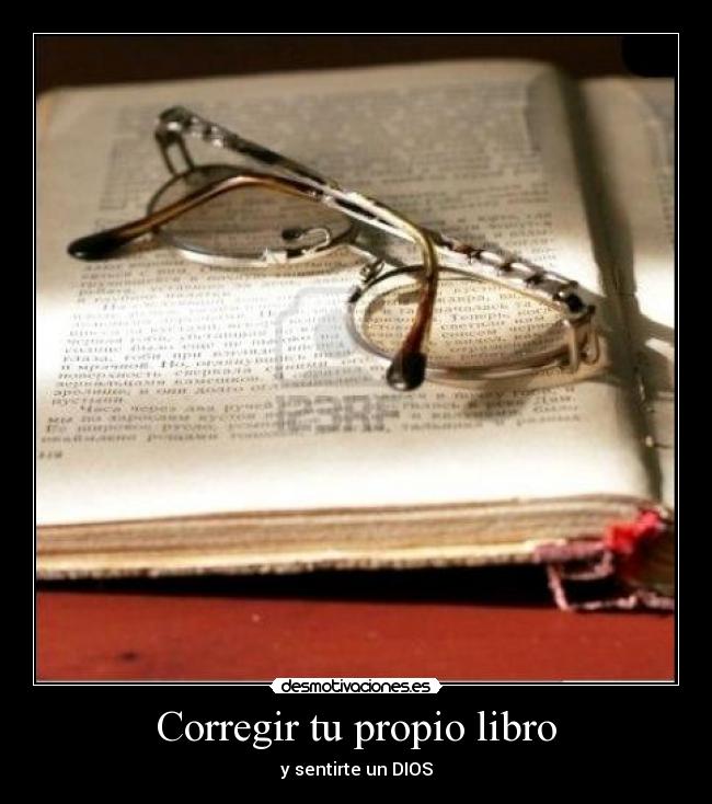 Corregir tu propio libro - 