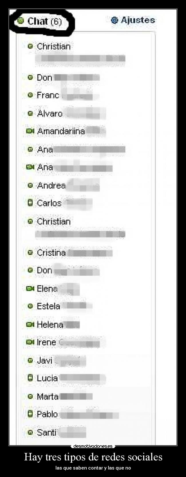 Hay tres tipos de redes sociales -