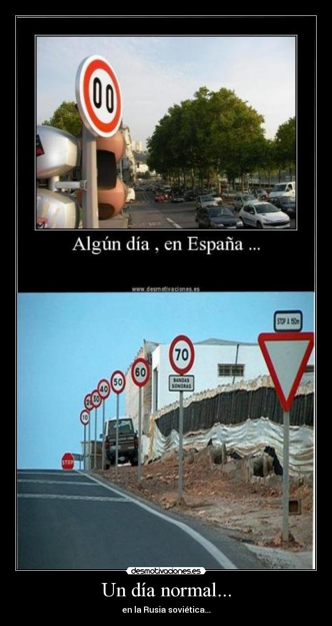 Un día normal... - en la Rusia soviética...