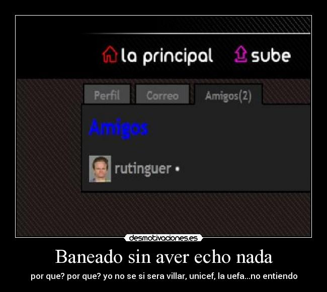 Baneado sin aver echo nada - 