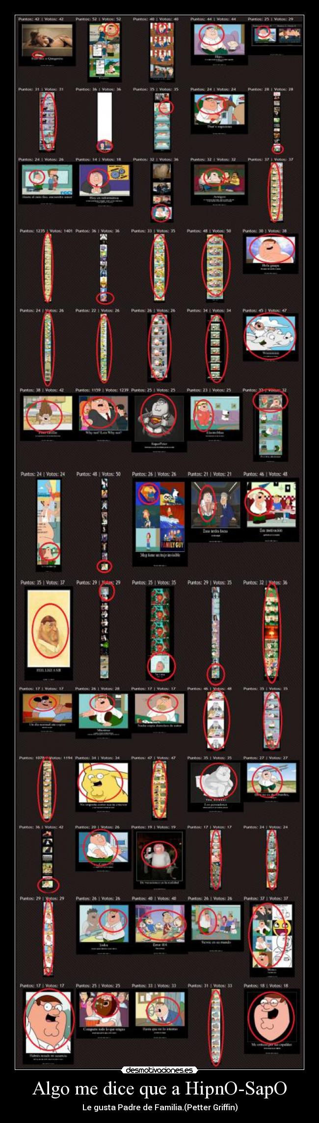 Algo me dice que a HipnO-SapO - Le gusta Padre de Familia.(Petter Griffin)