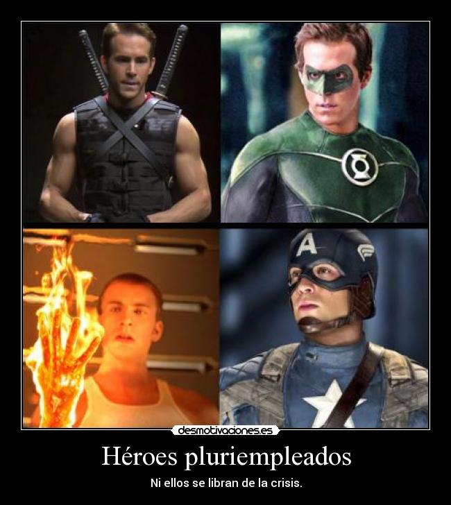 carteles heroes deadpool linterna verde antorcha humana capitan america desmotivaciones