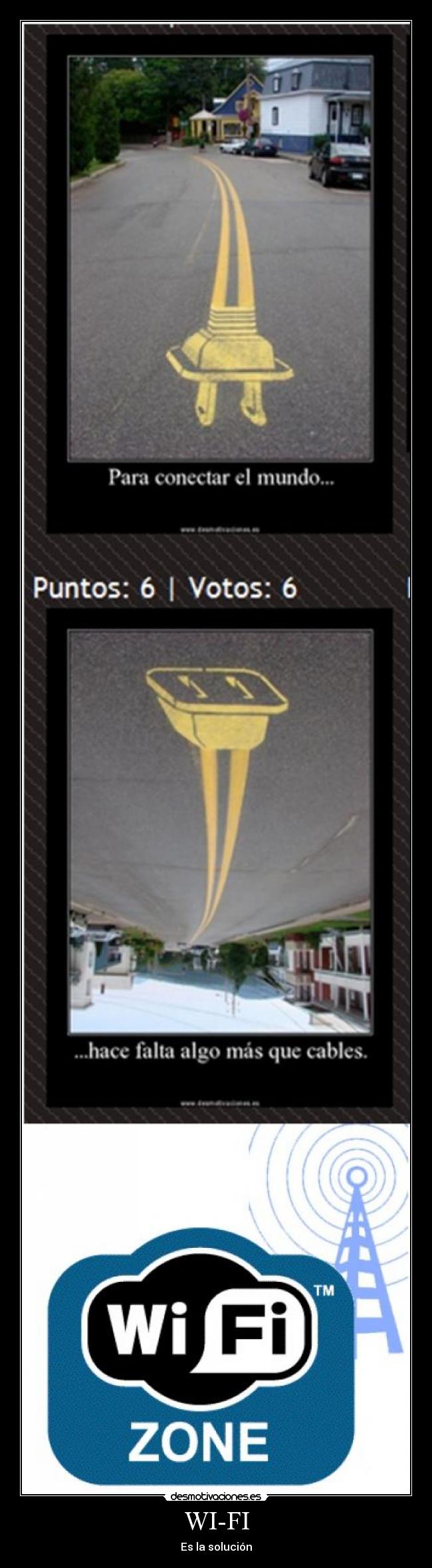 carteles wifi desmotivaciones