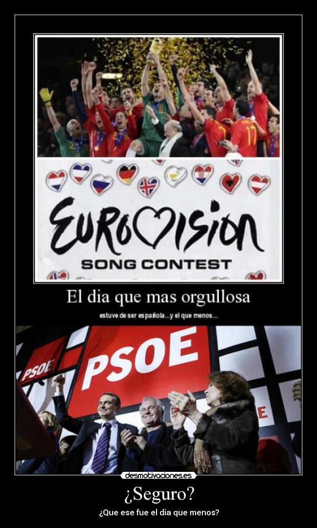 carteles zxapatero eurovision desmotivaciones