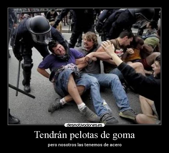 Tendrán pelotas de goma - 