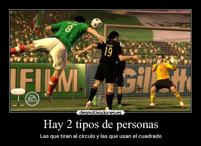 Hay 2 tipos de personas -