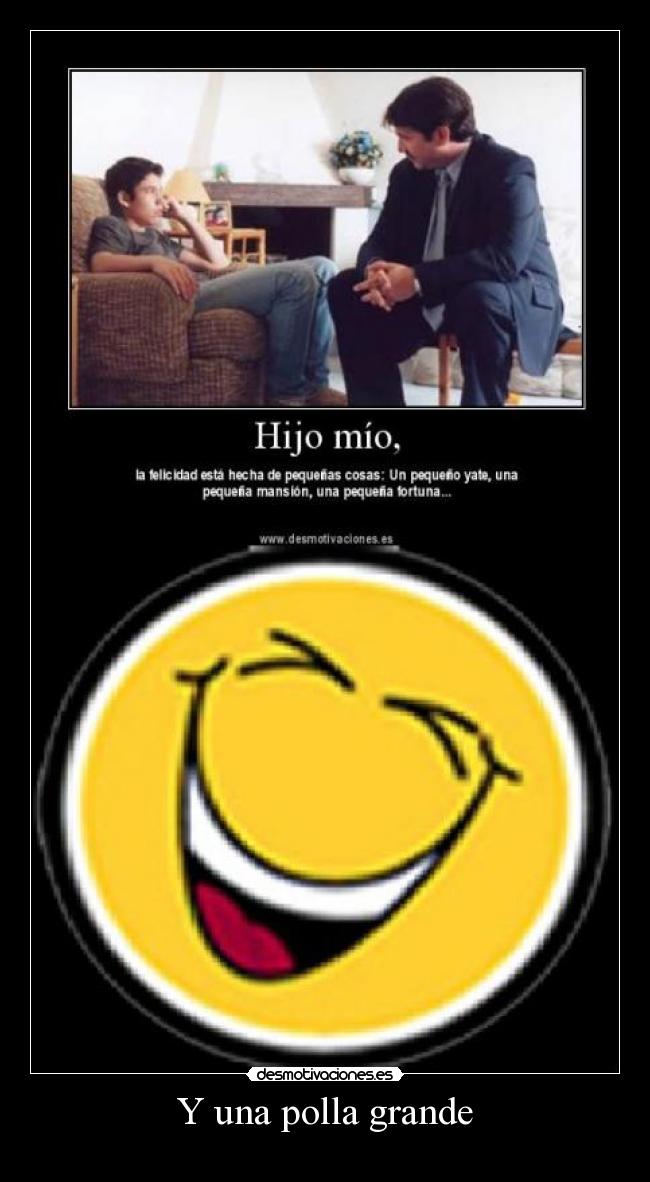 Y una polla grande -