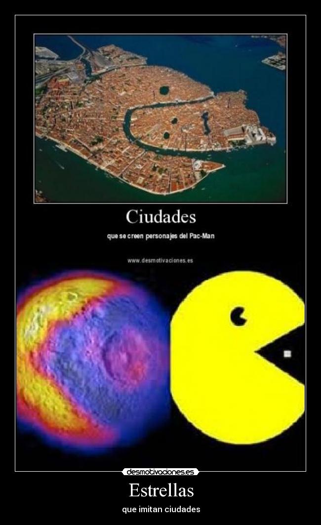 Estrellas - que imitan ciudades