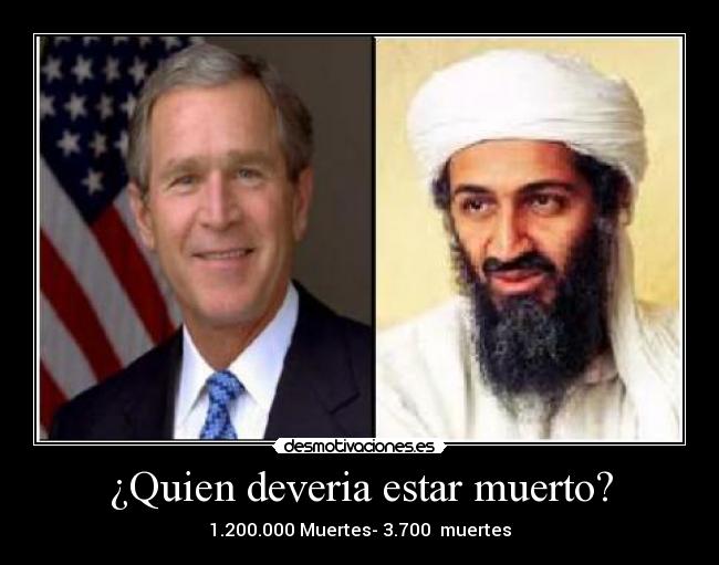 ¿Quien deveria estar muerto? -