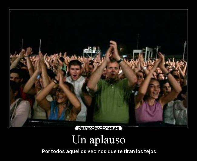 Un aplauso -