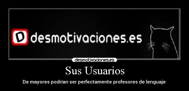 Sus Usuarios - 