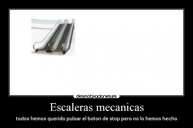 Escaleras mecanicas -