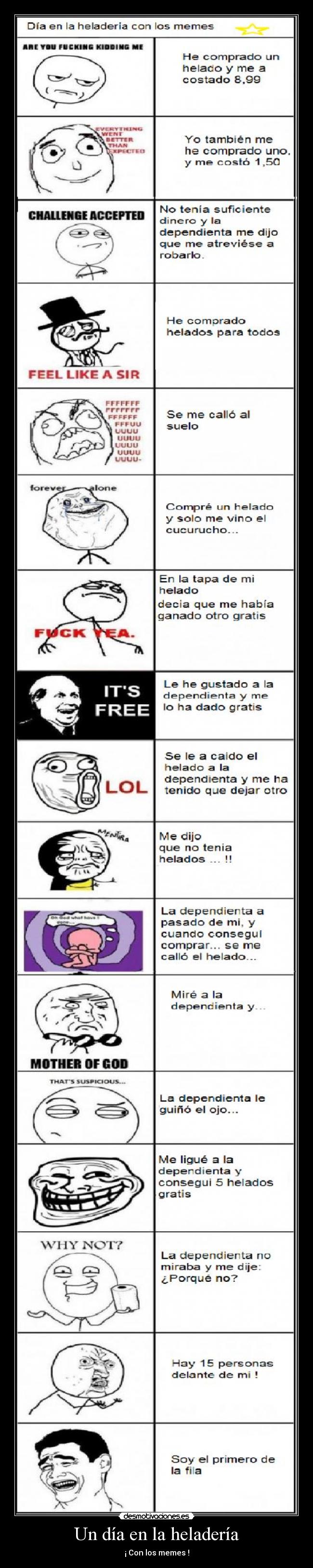 Un día en la heladería - 