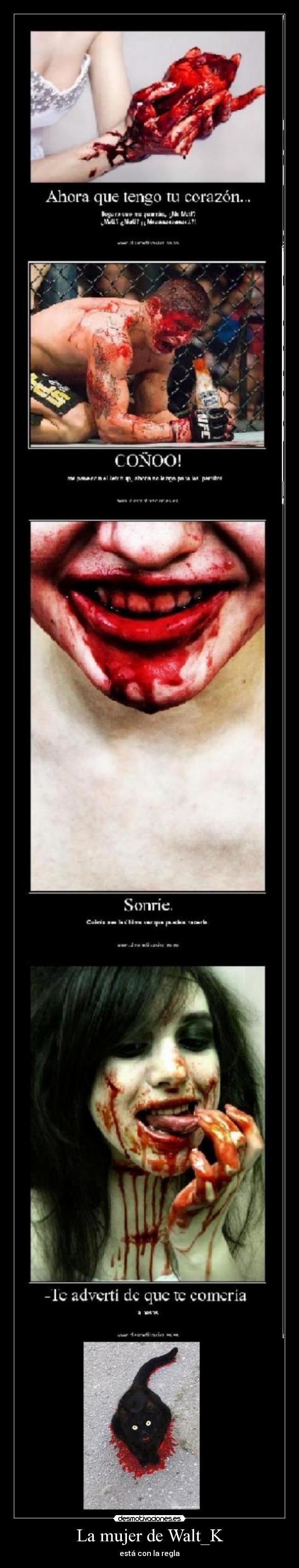 La mujer de Walt_K - está con la regla