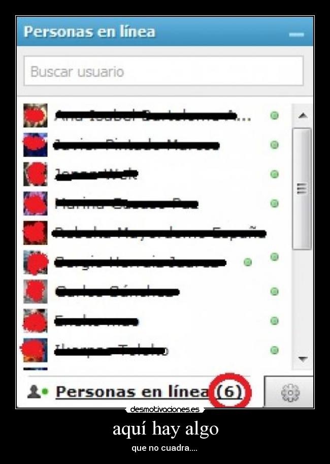 aquí hay algo - que no cuadra....